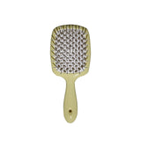 Janeke Superbrush Detangling Hair Brush Yellow & White