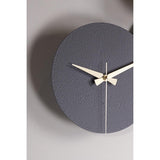 Muyika Handmade Metal Wall Clock - Silent Mechanism, Custom Painted, 18.90 x 17.32 inches