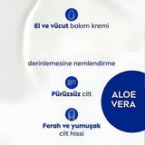 Nivea Aloe Vera 72-Hour Moisturizing Body Lotion for Dry Skin - Long-Lasting Hydration & Softness