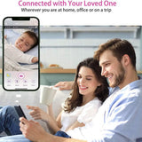 iBaby M8 2K Smart Baby Monitor, 355° Pan 110° Tilt and 2-Way Talk  (Refurbished)