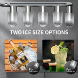 Ice Makers Countertop,26.5Lbs/24H,Self-Cleaning Portable Ice Maker Machine with HandleZ4701