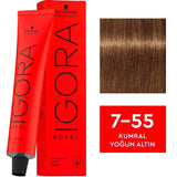 Igora Royal Permanent Color Creme 7-55 Intense Gold Medium Blonde 60ml