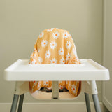 Daisy Floral Cushion Cover for IKEA Antilop Highchair: Wipeable, Highchair Accessories