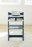Wipeable Highchair Cushion for Stokke Tripp Trapp: Neutral Checkered Cover