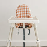 Pumpkin Gingham IKEA Antilop Highchair Cushion Cover – Wipeable