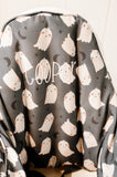 Pumpkin Gingham IKEA Antilop Highchair Cushion Cover – Wipeable