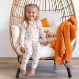 Pumpkin Posie Bamboo Pajamas: Fall Baby & Toddler PJs
