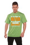 I'm a Proud Dad Men's Bamboo Viscose/Organic Cotton Short Sleeve Graphic T-Shirt