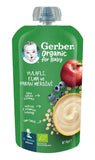 Gerber Organic Apple & Blueberry Oat Puree 110g