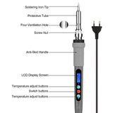 Image Digital-Controlled Thermostatic Soldering Iron with LCD Screen Display
