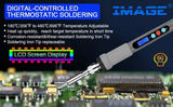 Image Digital-Controlled Thermostatic Soldering Iron with LCD Screen Display