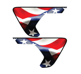 American Flag Vent Decals (Full Color)