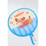 Zizu Korean Style Folding Hand Fan for Portable Cooling
