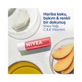 Nivea Peach Lip Care Hydrating Balm for Soft and Smooth Lips
