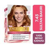 L'Oreal Excellence Creme Hair Dye 7-43 Sultan Copper