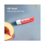 Nivea Peach Lip Care Hydrating Balm for Soft and Smooth Lips
