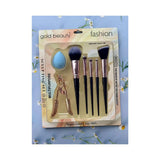 Gold Beauty EP-742 7-Piece Makeup Brush Set