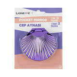 Lionesse Seashell Pocket Mirror for On-the-Go Touch-Ups
