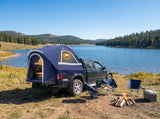 Lanceton Pickup Truck Tent for 5.5'-6.5' Beds, Waterproof PU3000mm High-Density Oxford, Color-Coded Easy Setup, Features Unique 8" Rear Window Access Pipe & Cross-Pole Windproof Structure (F150, Ram, Silverado, Tundra)