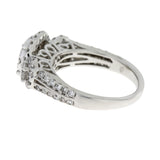 1.50ct Diamond 3 Stone Ring 14KT White Gold