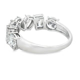 Lab Grown Diamond Wedding Band Ring 14KT White Gold