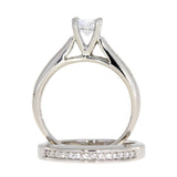 Cubic Zirconia CZ SS Bridal Sterling Silver