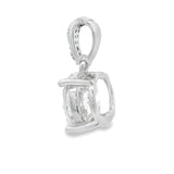 3.00ct Moissanite Pendant Sterling Silver