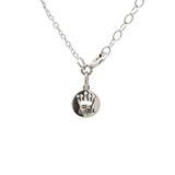 .08ct Black Diamond Animal Pendant Sterling Silver