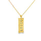 .30ct Emerald Diamond Fashion Pendants 14KT Yellow Gold