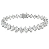 Lab Grown Diamond Tennis Bracelet 14KT White Gold