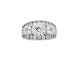 Cubic Zirconium CZ SS Bridal Sterling Silver