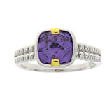 Cubic Zirconium Ring Sterling Silver