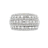 3.00ct Diamond Wedding Band Ring 10KT White Gold