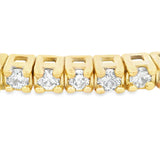 1.00ct Diamond Bangle Bracelet 14KT Yellow Gold