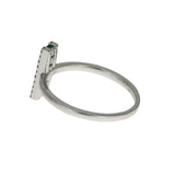 .25ct Emerald Diamond Ring 14KT White Gold