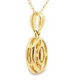 Mystic Fire Topaz Fashion Pendants 10KT Yellow Gold