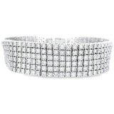 20.00ct Diamond Tennis Bracelet 14KT White Gold