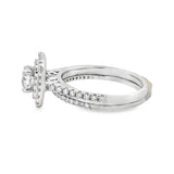 Lab Grown Diamond Fashion band rings 14KT White Gold