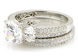 1.05ct Engagement Ring Set 18KT White Gold