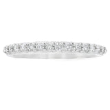 .25ct Diamond Wedding Band Ring 14KT White Gold