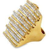 3.25ct Diamond Ring 14KT Yellow Gold