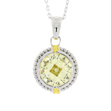 Cubic Zirconium Fashion Pendants Sterling Silver