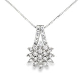 Lab Grown Diamond Fashion Pendants 10KT White Gold