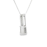 .06ct Zircon Diamond Fashion Pendants 10KT White Gold