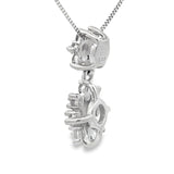 Lab Grown Diamond Fashion Pendants 10KT White Gold