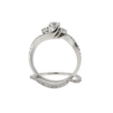 .70ct Diamond Engagement Ring Set 14KT White Gold