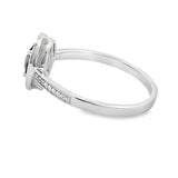 .42ct Quartz Diamond Ring 10KT White Gold