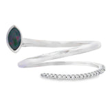.79ct Ruby Diamond Ring 14KT White Gold