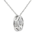 Mystic Fire Topaz Fashion Pendants 10KT White Gold
