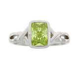 Cubic Zirconium Ring Sterling Silver